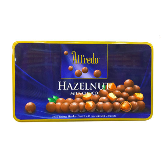 Alfredo Tin Hazelnut Milk Chocolate 180g