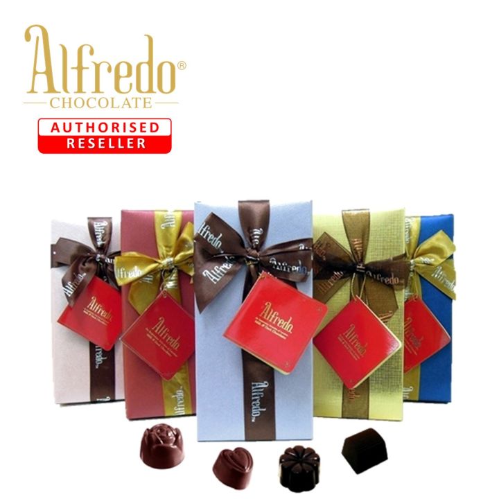 Alfredo Ribbon Box  Milk & Dark  225G