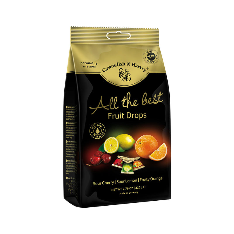 C&H All The Best Mixed Fruit Drops pouch 220g