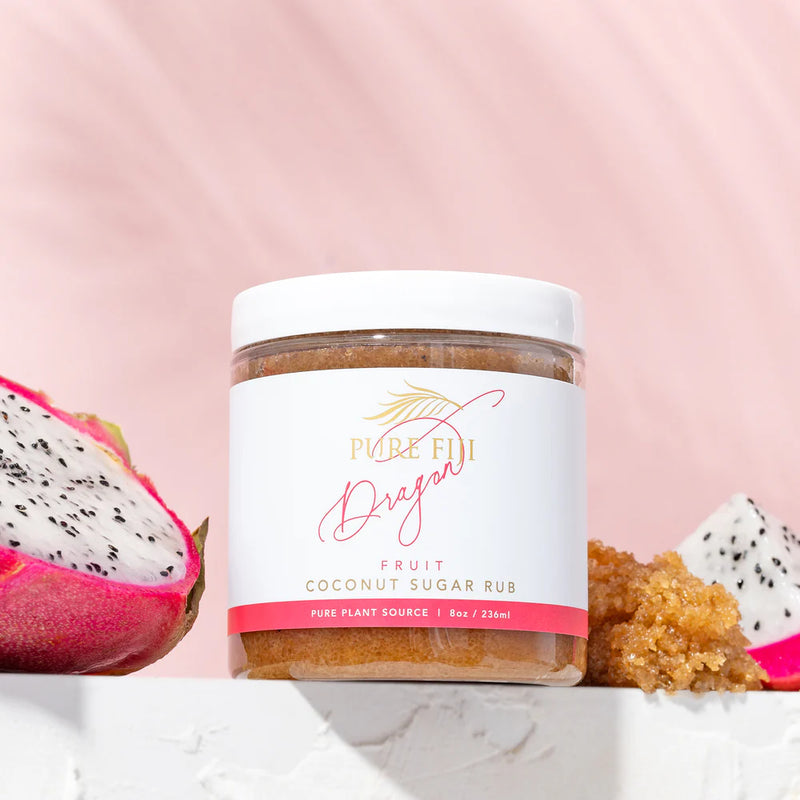 Pure Fiji Sugar Rub 8oz Dragonfruit