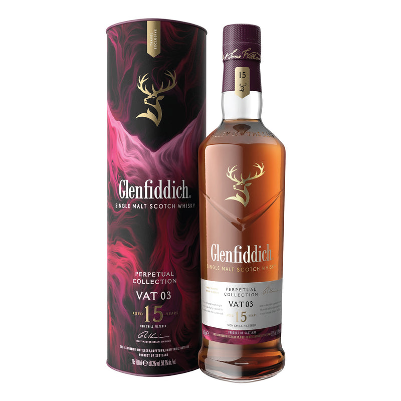 Glenfiddich 15YO Single Malt Scotch Whisky Vat 3 Perpetual Collection 700ml