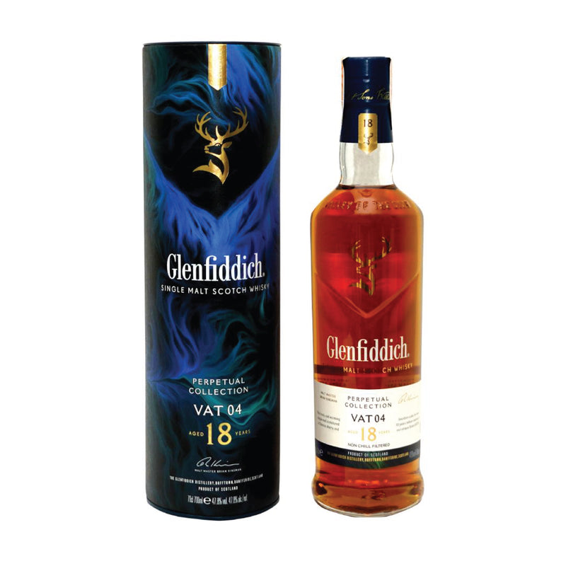 Glenfiddich 18YO Single Malt Scotch Whisky Vat 4 Perpetual Collection 700ml