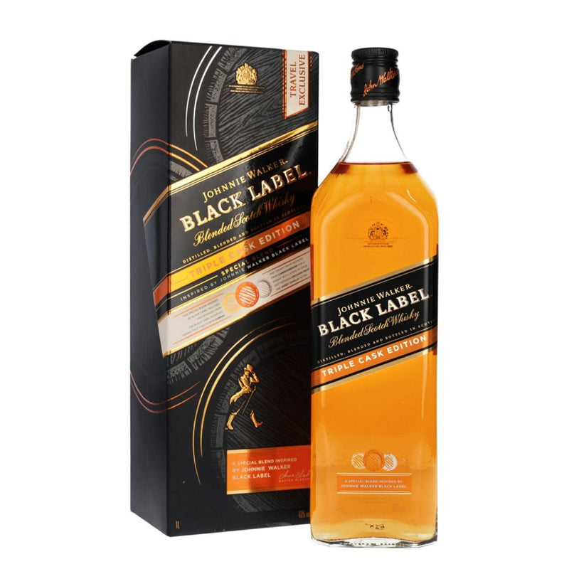 J W Black Label Triple Cask Whisky 1L