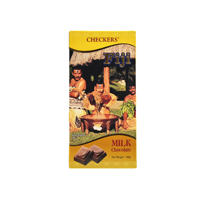 Alfredo Checkers Fiji Scenery Bar Milk 160g