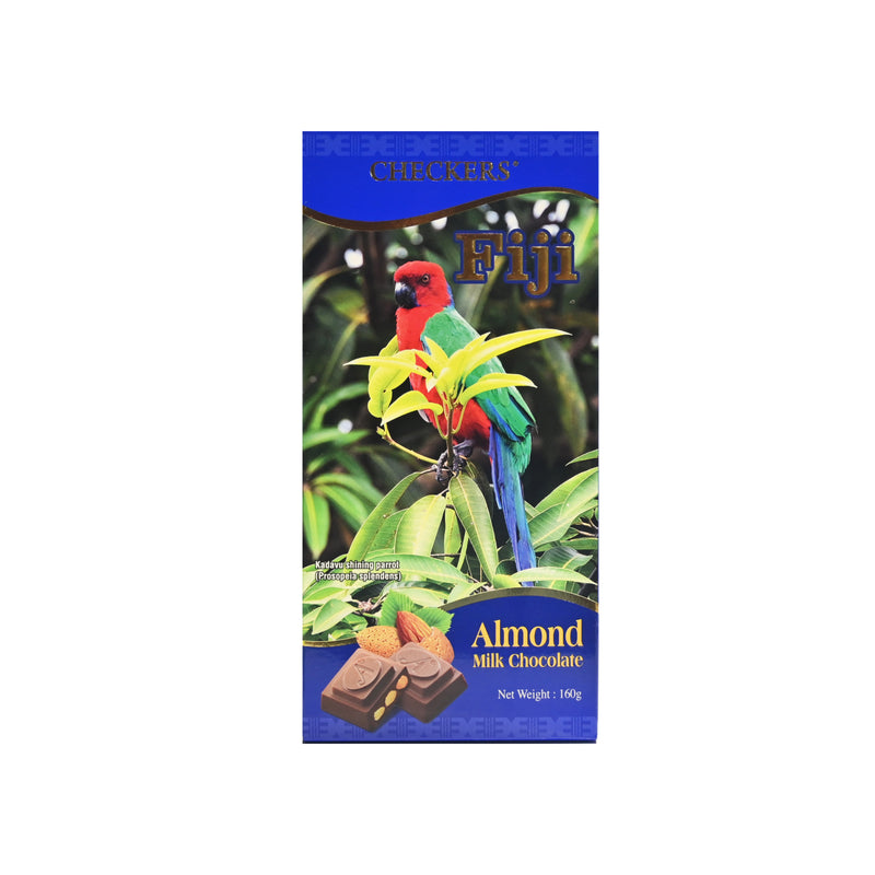 Alfredo Checkers Fiji Scenery Bar ALMOND Milk 160g