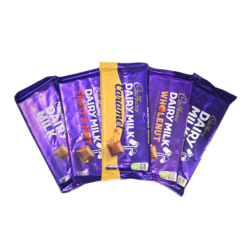Cadbury Dairy Milk Assorted Bar 180g x Pack of 5