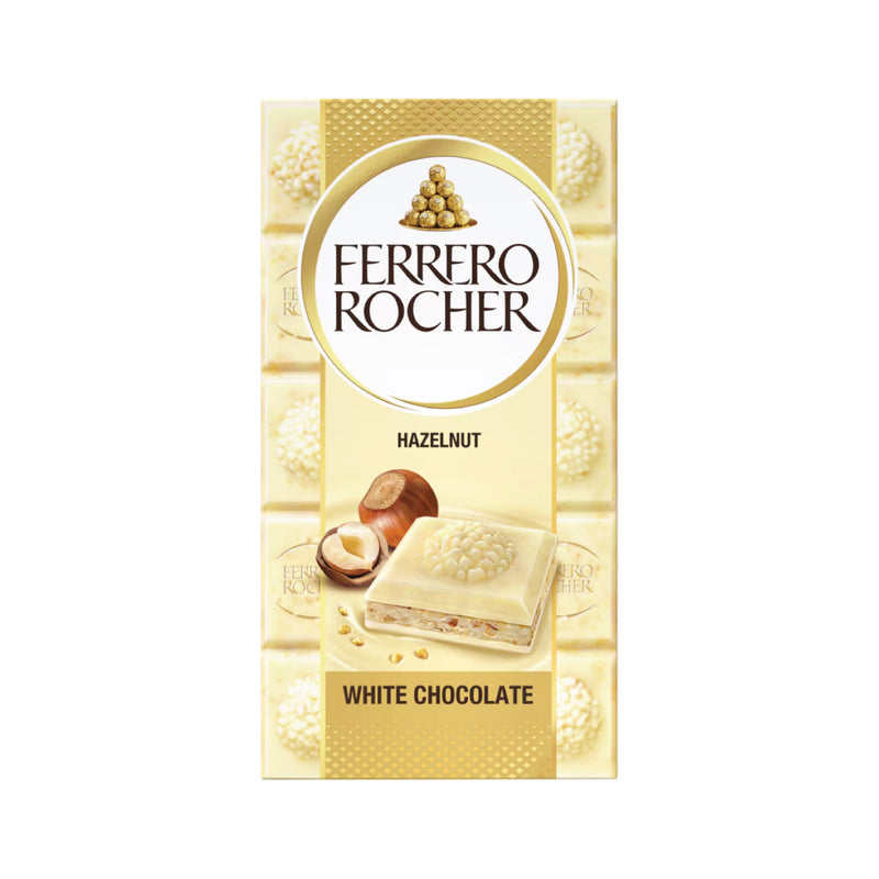 Ferrero Rocher Hazelnut Tablets White 270g