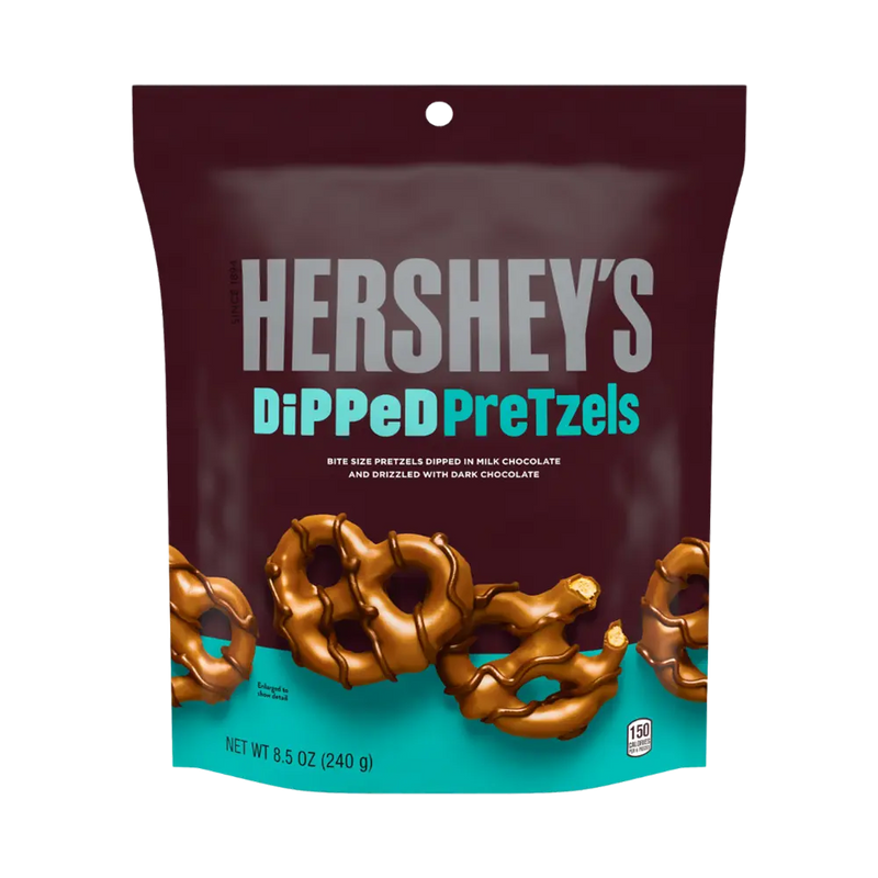 Hershey's Chocolate Coated Pretzels Dipped  240g