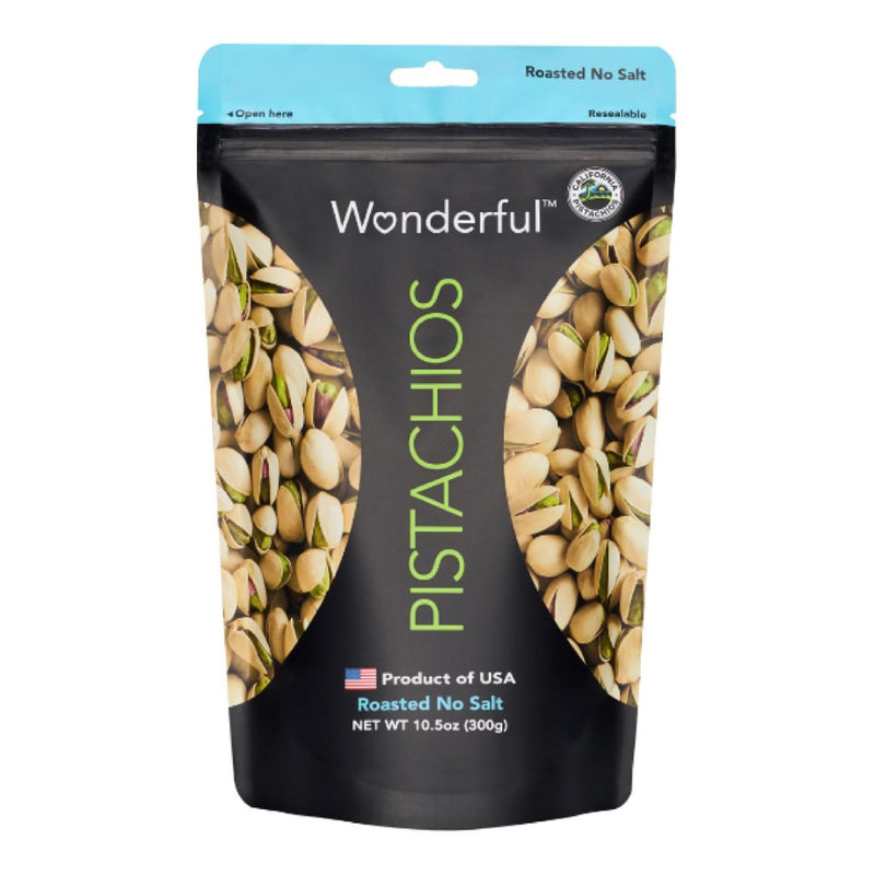 Wonderful Roasted No Salt Pistachios 300G