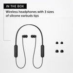 Sony Wireless Headphone WI-C100 Black