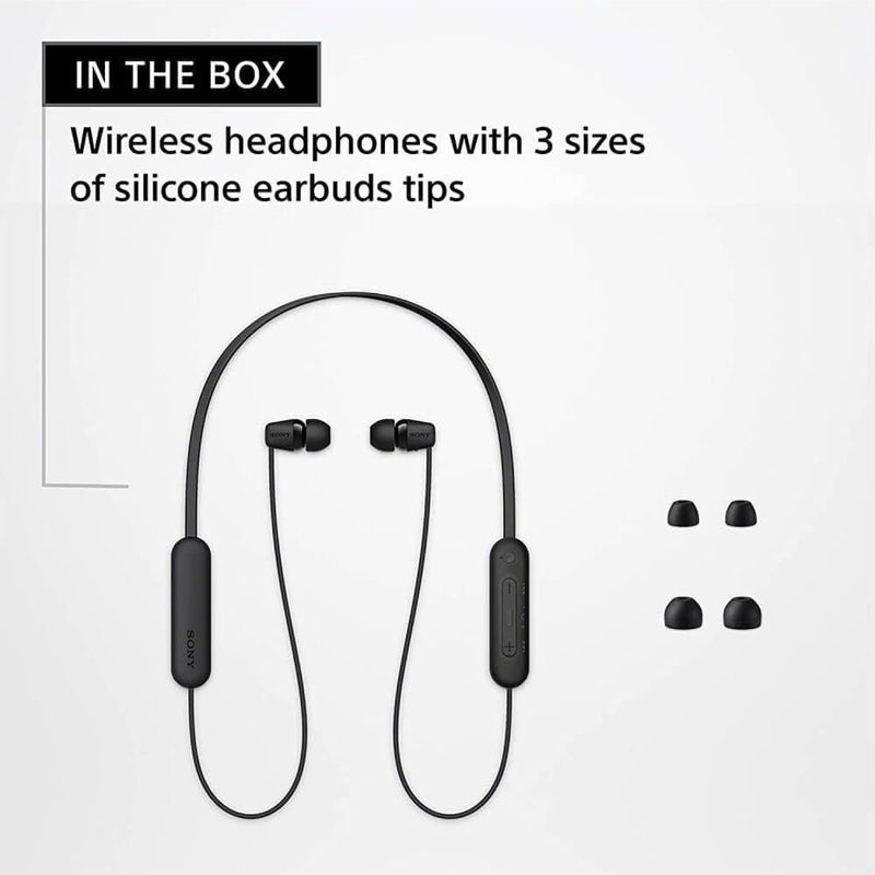 Sony Wireless Headphone WI-C100 Black