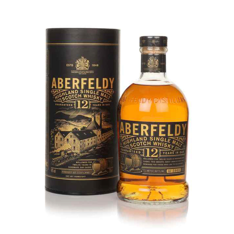 Aberfeldy 12YO Highland Single Malt Scotch Whisky 700ml