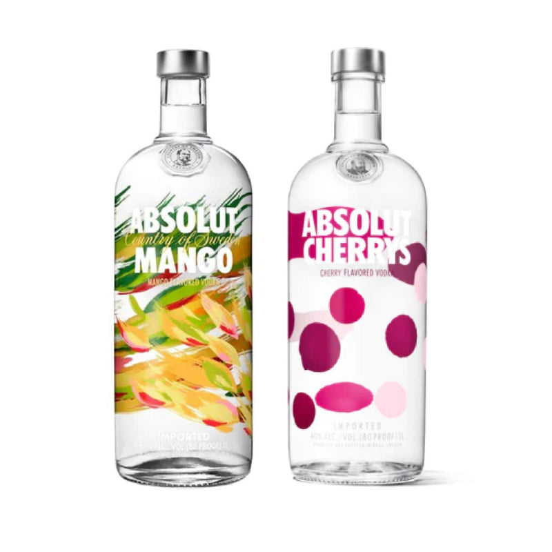 Absolut Mango 1L + Absolut Vodka Cherrys 1L