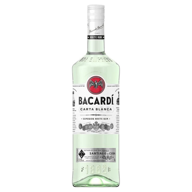 Bacardi Carta Blanca Superior White Rum 1L