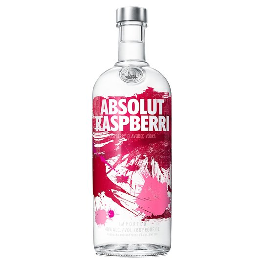 Absolut Raspberri Vodka 1L