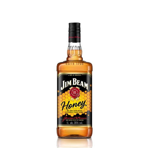 Jim Beam Honey Bourbon Whiskey 1L