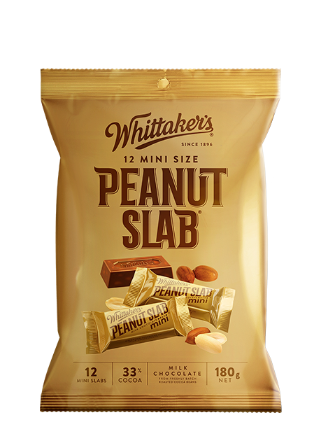 Whittakers Mini Size Peanut Slab 180g(12x15g)