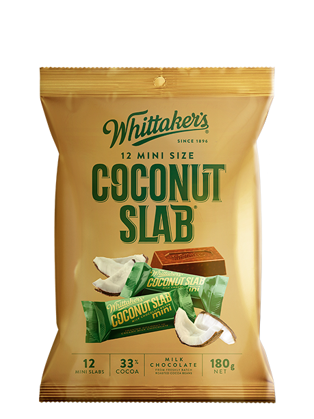 Whittakers Mini Size Coconut Slab 180g(12x15g)