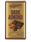 Whittakers Dark Almond Gold Block 250gm