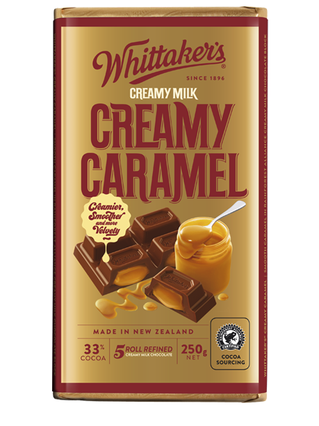 Whittakers Creamy Caramel Block 250gm