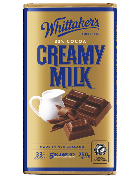 Whittakers Creamy Milk Block 250gm